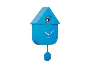 Cuckoo Clocks: Modern Cuckoo Clock - Bright Blue