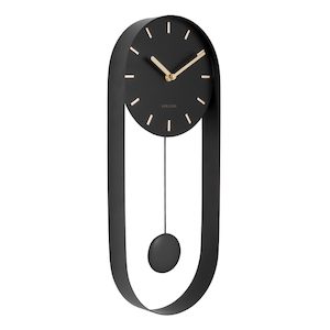 Charm Pendulum Clock - Black [PRE-ORDER END OCT]