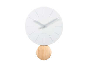 Arlo Pendulum Clock - White