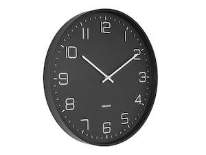 Lofty Wall Clock - Matte Black