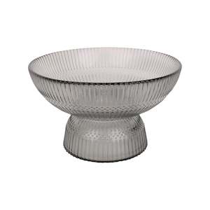 Posh Glass Bowl - Medium Black