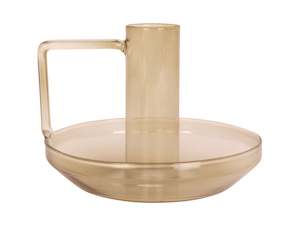 Modern Light Candle Holder - Sand Brown