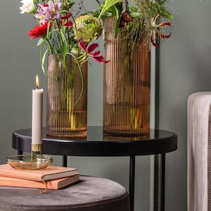 Tub Candle Holder - Sand Brown