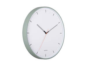 Wall Clock: Calm Wall Clock - Grayed Jade