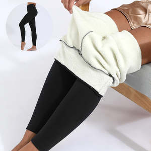 Clothing: Winter Leggings Warm Thick High Stretch Lamb Cashmere Leggins Skinny Fitness Woman Pants