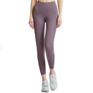 Clothing: Fashion High Waist Breathable Mesh Yoga Pants For Women