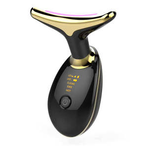 Health Beauty: EMS Thermal Neck Lifting And Tighten Massager Electric Microcurrent Wrinkle Remover