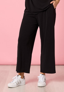 Clarity Travel Jersey Wide Leg Pant High Rise Pull On Travel Pants