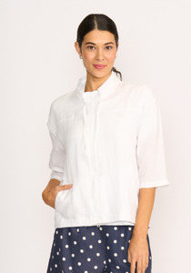 Foil Relaxed Zip Up Jacket