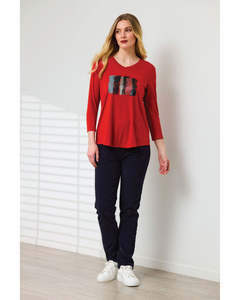 Tops Shirts Blouses: Duplicate “Newport Daphne Top - Russett