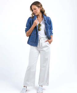 Coats Jackets: Elm Hunter Denim Jacket - Blue