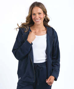 Elm Grace Zip Hoodie - Navy