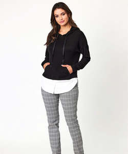 Hoodies Sweatshirts: Newport Easton Merino Hoodie - Black