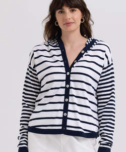 LD+C Multi Stripe Hoodie LC7776 - Marine
