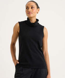 Knitwear: Yarra Trail Tranquil Knit - Black