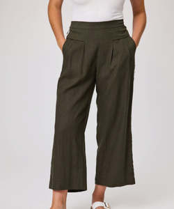 Duo Harris Cropped Pant - Khaki