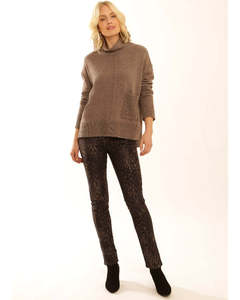 Pomodoro Stretch Pattern Jeans