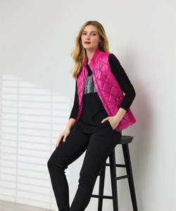 Vests: Newport Orchid Quilted Vest