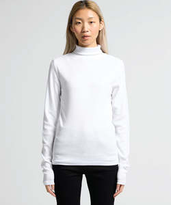 Clothing: AS Colour Turtle Neck Top - White