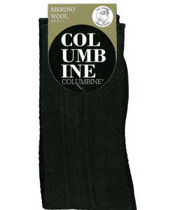 Columbine Waffle Diamond Chunky Merino Crew - Light Grey