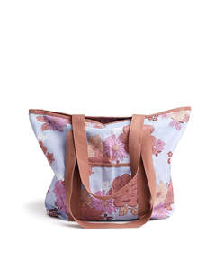 Accessories: Elm Spring Bouquet Beach Bag- Colours