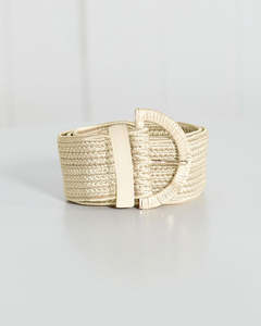 The Flow Buckle Belt - Natural