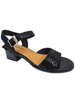 Footwear: Bresley Dariana - Black Leopard