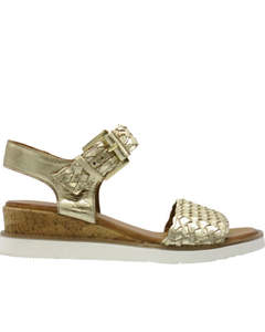 Sandals: Bresley Sunrise Sandal - Gold