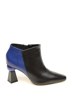 Heels: Capelli Rossi Ball Heel Boot CRW22-11 Cobalt/Black
