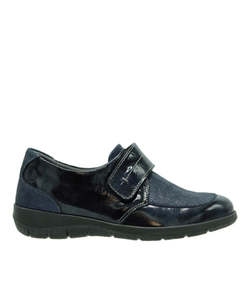 Casual Shoes: Suave Henley Shoe Velcro Top - Ocean Combo