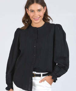 Sale: Elm Fennel Shirt - Black