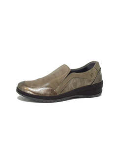 Winter: Suave Biarritz Slip on Leather Shoe - Cloudy Combo
