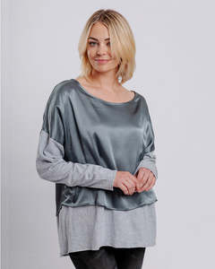 Moss Trixie Top - Grey
