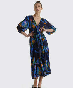 Fate Becker: Fate + Becker Twilight Dress - Navy