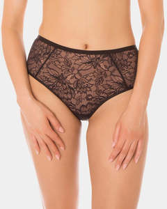 Midnight Ivy: Triumph Amourette Charm Maxi Brief Black