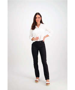 Vassalli Slim Full Length lightweight Pull On pant - Black