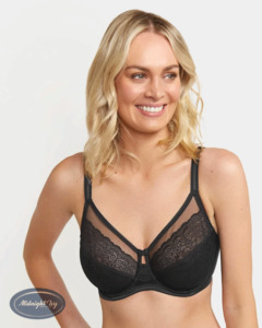 Triumph: Triumph Sheer Underwire Bra - Black