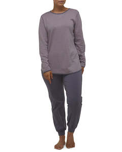 Pyjamas: Yuu Reversible PJ Set Spot - Grey/Pink