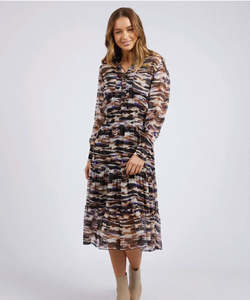Foxwood: Foxwood Mala Abstract Dress