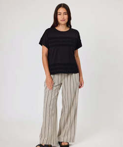 Duo: Duo Cove Panel Top - Black