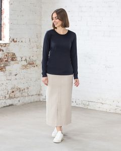 Tops Shirts Blouses: Vassalli Tori Merino Crew - Midnight