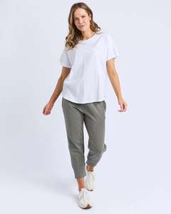Tops Shirts Blouses: Elm Halli Tee -White
