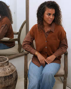 LD+Co Button Vest - Nutmeg