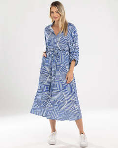 Mi Moso Dani Dress - Blue