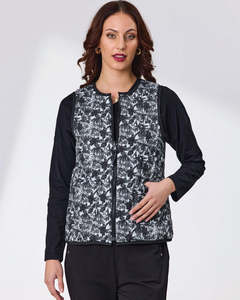 Newport Arc Reversible Vest - Black Mix