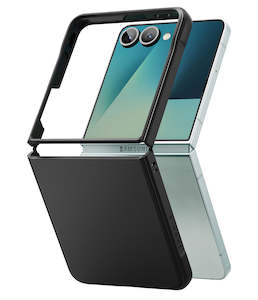 Mobile Phone Cases: Galaxy Z Flip 7 Case Onyx Black by Ringke