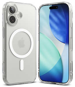 Mobile Phone Cases: iPhone 17 Case Fusion Magnetic Matte Clear by Ringke
