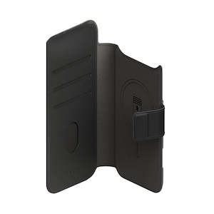 Mobile Phone Cases: iPhone 17 Air Case Folio Grip Wallet Magnetic Black by Ringke