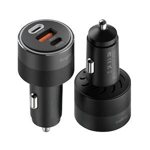 Chargers And Power Bank: Ringke 3 Ports Car Fast Charger