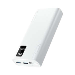 Chargers And Power Bank: PROMATE 20000mAh Power Bank With Smart LED Display & Super Slim White
